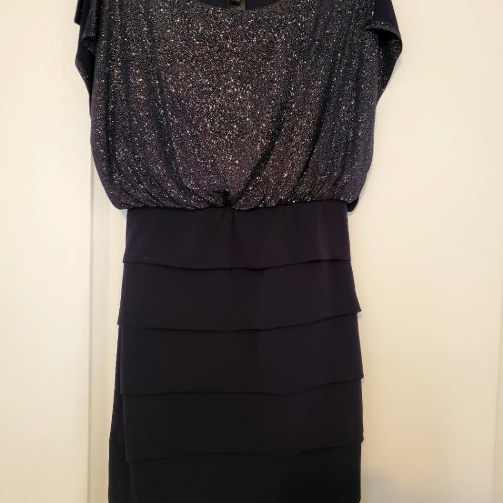 Size 12 navy blue cocktail dress